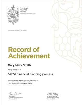 AF5 Financial Planning Process