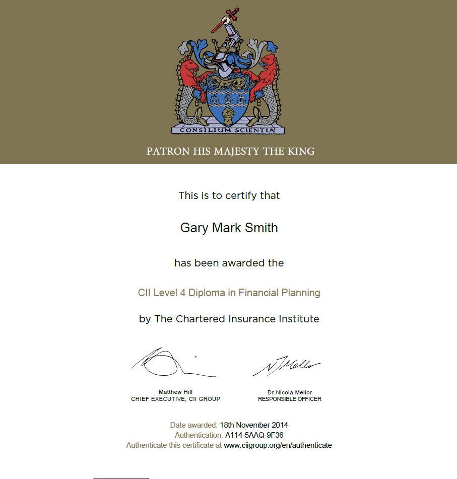 CII Level 4 Diploma in Financial Planning