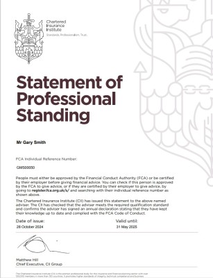 Statement of Professional Standing